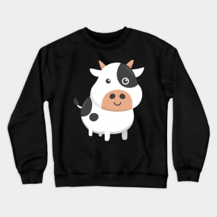 Adorable Cow & Cute Baby Calf Cow Lovers Crewneck Sweatshirt